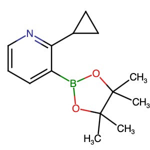 2098215-65-5 | 2-Cyclopropyl-3-(4,4,5,5-tetramethyl-1,3,2-dioxaborolan-2-yl)pyridine - Hoffman Fine Chemicals