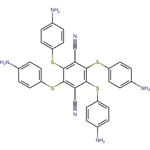 2125669-94-3 | 2,3,5,6-Tetrakis((4-aminophenyl)thio)terephthalonitrile - Hoffman Fine Chemicals