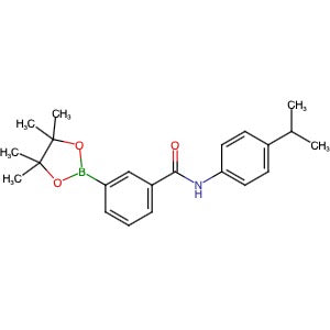 2171363-38-3 | N-(4-Propan-2-ylphenyl)-3-(4,4,5,5-tetramethyl-1,3,2-dioxaborolan-2-yl)benzamide - Hoffman Fine Chemicals