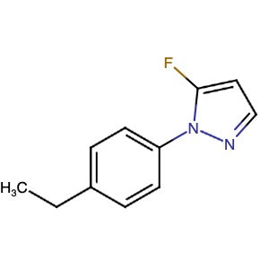 2172162-13-7 | 1-(4-Ethylphenyl)-5-fluoro-1H-pyrazole - Hoffman Fine Chemicals