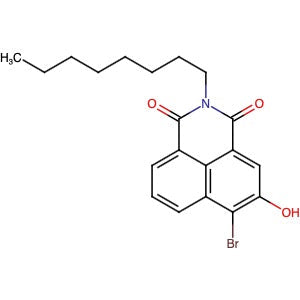 2196216-90-5 | 6-Bromo-5-hydroxy-2-octyl-1H-benzo[de]isoquinoline-1,3(2H)-dione - Hoffman Fine Chemicals