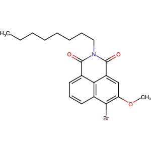 2196216-91-6 | 6-Bromo-5-methoxy-2-octyl-1H-benzo[de]isoquinoline-1,3(2H)-dione - Hoffman Fine Chemicals