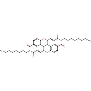 2196216-94-9 | N,N’-Bis(octyl)-3,4,8,10-peri-Xanthenoxanthene- tetracarboxylic-Diimide - Hoffman Fine Chemicals