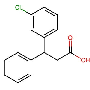 21998-29-8 | 3-(3-Chlorophenyl)-3-phenylpropanoic acid - Hoffman Fine Chemicals