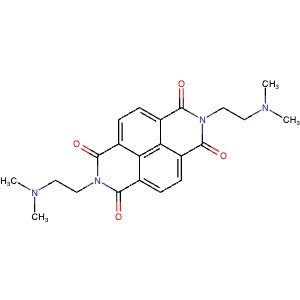 22291-04-9 | 2,7-Dis(2-(dimethylamino)ethyl)benzo[lmn][3,8]phenanthroline-1,3,6,8(2H,7H)-tetraone - Hoffman Fine Chemicals