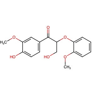 22317-34-6 | 3-Hydroxy-1-(4-hydroxy-3-methoxyphenyl)-2-(2-methoxyphenoxy)propan-1-one - Hoffman Fine Chemicals