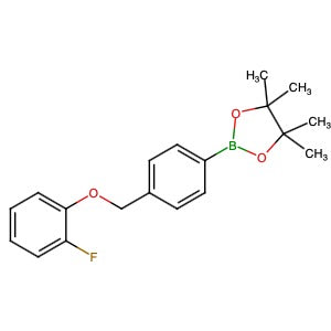 2245053-33-0 | 2-[4-[(2-Fluorophenoxy)methyl]phenyl]-4,4,5,5-tetramethyl-1,3,2-dioxaborolane - Hoffman Fine Chemicals