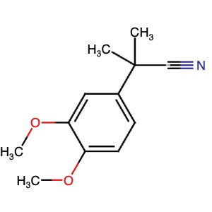 23023-16-7 | 2-(3,4-Dimethoxyphenyl)-2-methylpropanenitrile - Hoffman Fine Chemicals