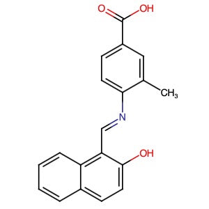 2361527-29-7 | Benzoic acid, 4-[(E)-[(2-hydroxy-1-naphthalenyl)methylene]amino]-3-methyl- - Hoffman Fine Chemicals