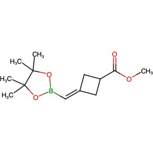 2365173-42-6 | Methyl 3-((4,4,5,5-tetramethyl-1,3,2-dioxaborolan-2-yl)methylene)- cyclobutanecarboxylate - Hoffman Fine Chemicals