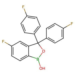 2366993-30-6 | 5-Fluoro-3,3-bis(4-fluorophenyl)-1-hydroxy-2,1-benzoxaborole - Hoffman Fine Chemicals