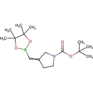 2376764-71-3 | tert-Butyl 3-((4,4,5,5-tetramethyl-1,3,2-dioxaborolan-2-yl)methylene)- pyrrolidine-1-carboxylate - Hoffman Fine Chemicals