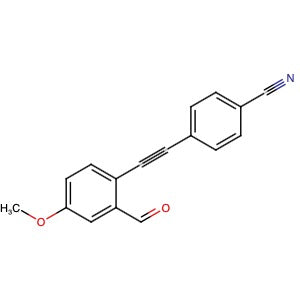 2394924-34-4 | 4-((2-Formyl-4-methoxyphenyl)ethynyl)benzonitrile - Hoffman Fine Chemicals