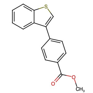 24344-74-9 | Methyl 4-(1-benzothiophen-3-yl)benzoate - Hoffman Fine Chemicals