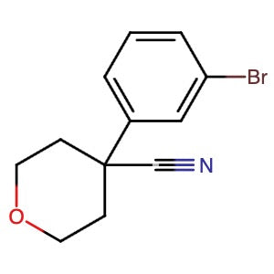 245439-36-5 | 4-(3-Bromophenyl)tetrahydro-2H-pyran-4-carbonitrile - Hoffman Fine Chemicals
