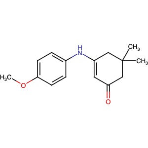 24706-48-7 | 3-((4-Methoxyphenyl)amino)-5,5-dimethylcyclohex-2-en-1-one - Hoffman Fine Chemicals