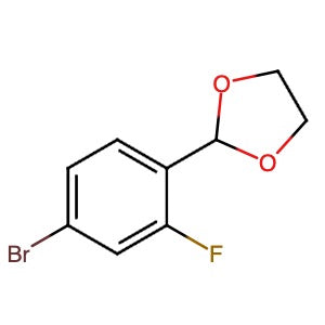 248270-23-7 | 2-(4-Bromo-2-fluorophenyl)-1,3-dioxolane - Hoffman Fine Chemicals