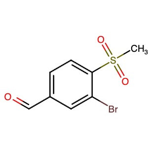 254878-96-1 | 3-Bromo-4-(methylsulfonyl)benzaldehyde - Hoffman Fine Chemicals