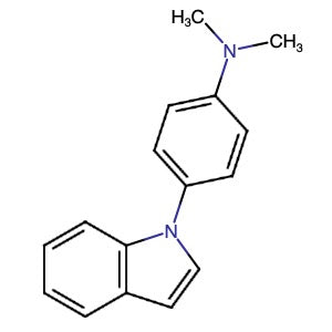 255836-21-6 | 4-(1H-Indol-1-yl)-N,N-dimethylaniline - Hoffman Fine Chemicals