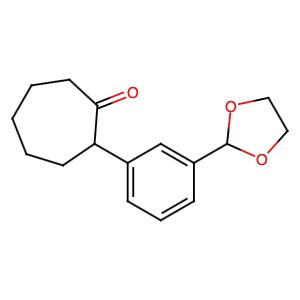 255836-44-3 | α-(3-(1,3-Dioxolan-2-yl)phenyl)cycloheptanone - Hoffman Fine Chemicals