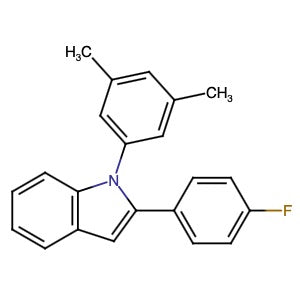 255836-72-7 | 1-(3,5-Dimethylphenyl)-2-(4-fluorophenyl)indole - Hoffman Fine Chemicals