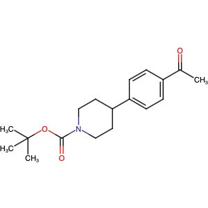 256381-04-1 | tert-Butyl 4-(4-acetylphenyl)piperidine-1-carboxylate - Hoffman Fine Chemicals