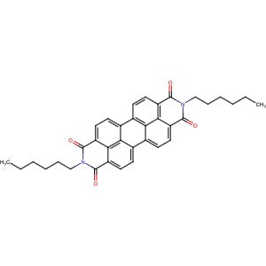 25811-56-7 | 2,9-Dihexylanthra[2,1,9-def:6,5,10-d'e'f′]diisoquinoline-1,3,8,10(2H,9H)-tetrone - Hoffman Fine Chemicals