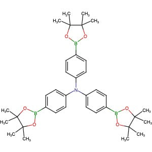 267221-90-9 | Tris(4-(4,4,5,5-tetramethyl-1,3,2-dioxaborolan-2-yl)phenyl)amine - Hoffman Fine Chemicals