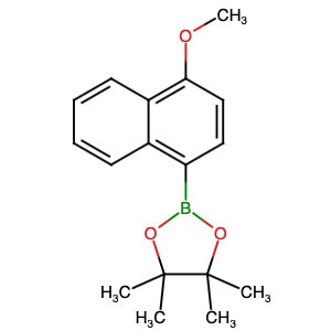 269410-16-4 | 2-(4-Methoxynaphthalen-1-yl)-4,4,5,5-tetramethyl-1,3,2-dioxaborolane - Hoffman Fine Chemicals