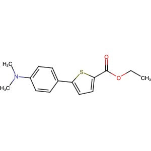 284493-82-9 | Ethyl 5-(4-dimethylaminophenyl)thiophene-2-carboxylate - Hoffman Fine Chemicals