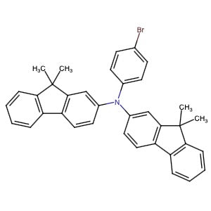 313050-71-4 | 4-Bromo-N,N-bis(9,9-dimethyl-9H-fluoren-2-yl)aniline - Hoffman Fine Chemicals
