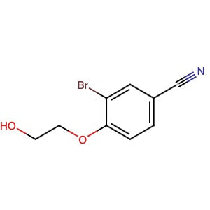 325147-43-1 | 3-Bromo-4-(2-hydroxyethoxy)benzonitrile - Hoffman Fine Chemicals