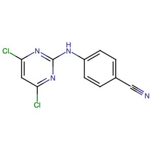 329187-59-9 | 4-((4,6-Dichloropyrimidin-2-yl)amino)benzonitrile - Hoffman Fine Chemicals