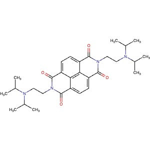 3436-96-2 | 2,7-Bis(2-(diisopropylamino)ethyl)benzo[lmn][3,8]phenanthroline-1,3,6,8(2H,7H)-tetraone - Hoffman Fine Chemicals