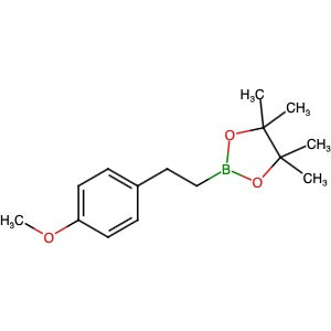 355012-39-4 | 2-[2-(4-Methoxyphenyl)ethyl]-4,4,5,5-tetramethyl-1,3,2-dioxaborolane - Hoffman Fine Chemicals