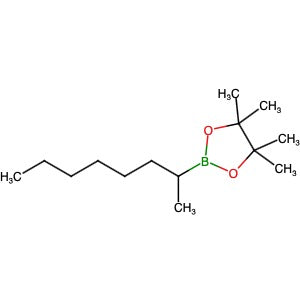 358376-08-6 | 4,4,5,5-Tetramethyl-2-(1-methylheptyl)-1,3,2-dioxaborolane - Hoffman Fine Chemicals