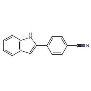 36078-95-2 | 4-(1H-Indol-2-yl)benzonitrile - Hoffman Fine Chemicals