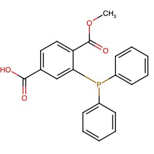 361154-31-6 | 3-(Diphenylphosphino)-4-(methoxycarbonyl)benzoic acid - Hoffman Fine Chemicals