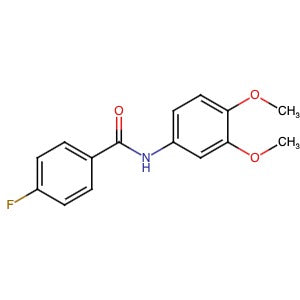 363162-31-6 | 4-Fluoro-N-(3,4-dimethoxyphenyl)benzamide - Hoffman Fine Chemicals