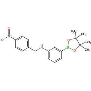 380152-00-1 | 4-Nitro-N-[3-(4,4,5,5-tetramethyl-1,3,2-dioxaborolan-2-yl)phenyl]benzenemethanamine - Hoffman Fine Chemicals