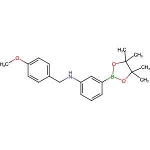 380152-01-2 | 4-Methoxy-N-[3-(4,4,5,5-tetramethyl-1,3,2-dioxaborolan-2-yl)phenyl]benzenemethanamine - Hoffman Fine Chemicals