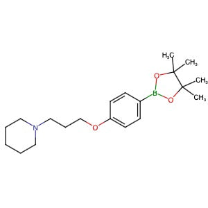 401895-68-9 | 1-[3-[4-(4,4,5,5-Tetramethyl-1,3,2-dioxaborolan-2-yl)phenoxy]propyl]piperidine - Hoffman Fine Chemicals