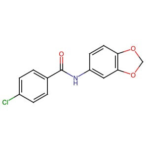 405156-90-3 | 4-Chloro-N-(3,4-methylenedioxyphenyl)benzamide - Hoffman Fine Chemicals