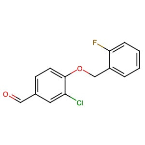 433253-90-8 | 3-Chloro-4-[(2-fluorobenzyl)oxy]benzaldehyde - Hoffman Fine Chemicals