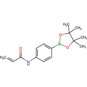 434898-99-4 | N-[4-(4,4,5,5-Tetramethyl-1,3,2-dioxaborolan-2-yl)phenyl]-2-propenamide - Hoffman Fine Chemicals