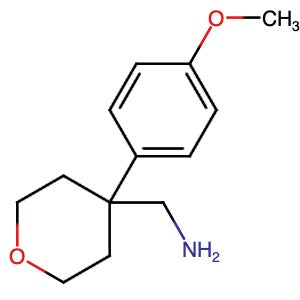 440087-51-4 | (4-(4-Methoxyphenyl)tetrahydro-2H-pyran-4-yl)methanamine - Hoffman Fine Chemicals