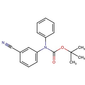 444815-10-5 | N-tert-Butoxycarbonyl-N-(3-cyanophenyl)aniline - Hoffman Fine Chemicals