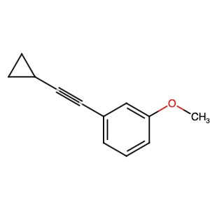 445424-01-1 | 1-(2-Cyclopropylethynyl)-3-methoxybenzene - Hoffman Fine Chemicals