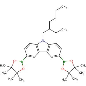 448955-87-1 | 9-(2-Ethylhexyl)-3,6-bis(4,4,5,5-tetramethyl-1,3,2-dioxaborolan-2-yl)-9H-carbazole - Hoffman Fine Chemicals