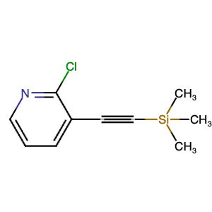 470463-35-5 | 2-Chloro-3-((trimethylsilyl)ethynyl)pyridine - Hoffman Fine Chemicals